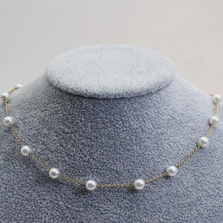 Collier en perles en or