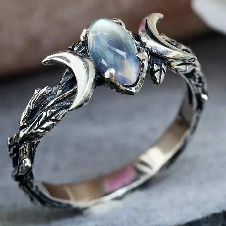 Bague en pierre de lune