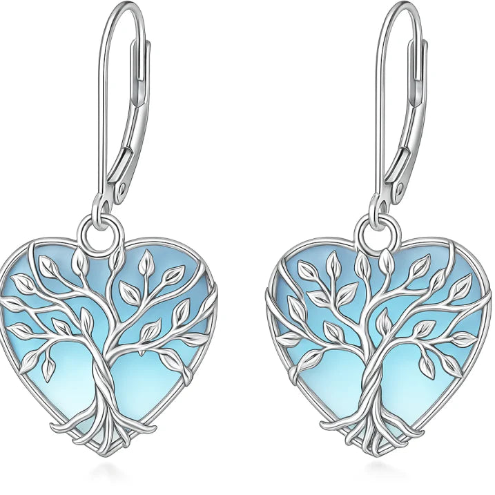 Boucles d'oreilles en pierre de lune Zelda