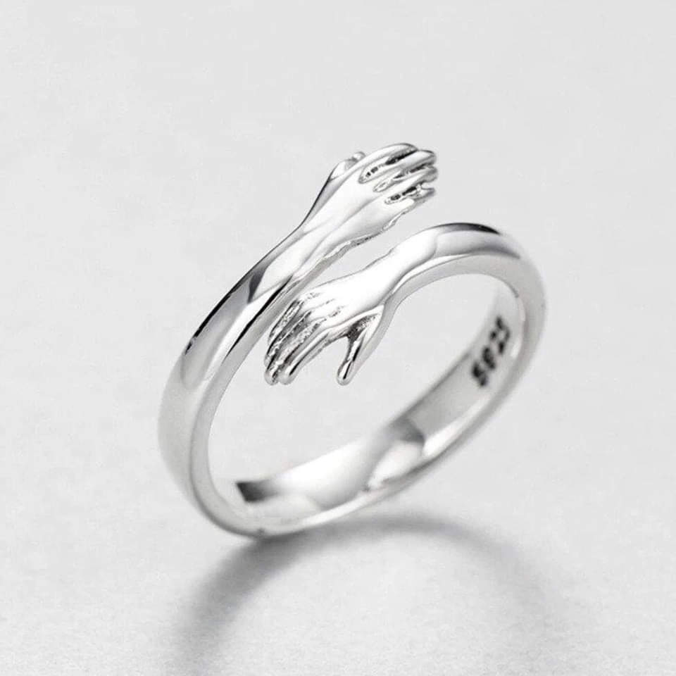 Bague Huggie Argent Réglable